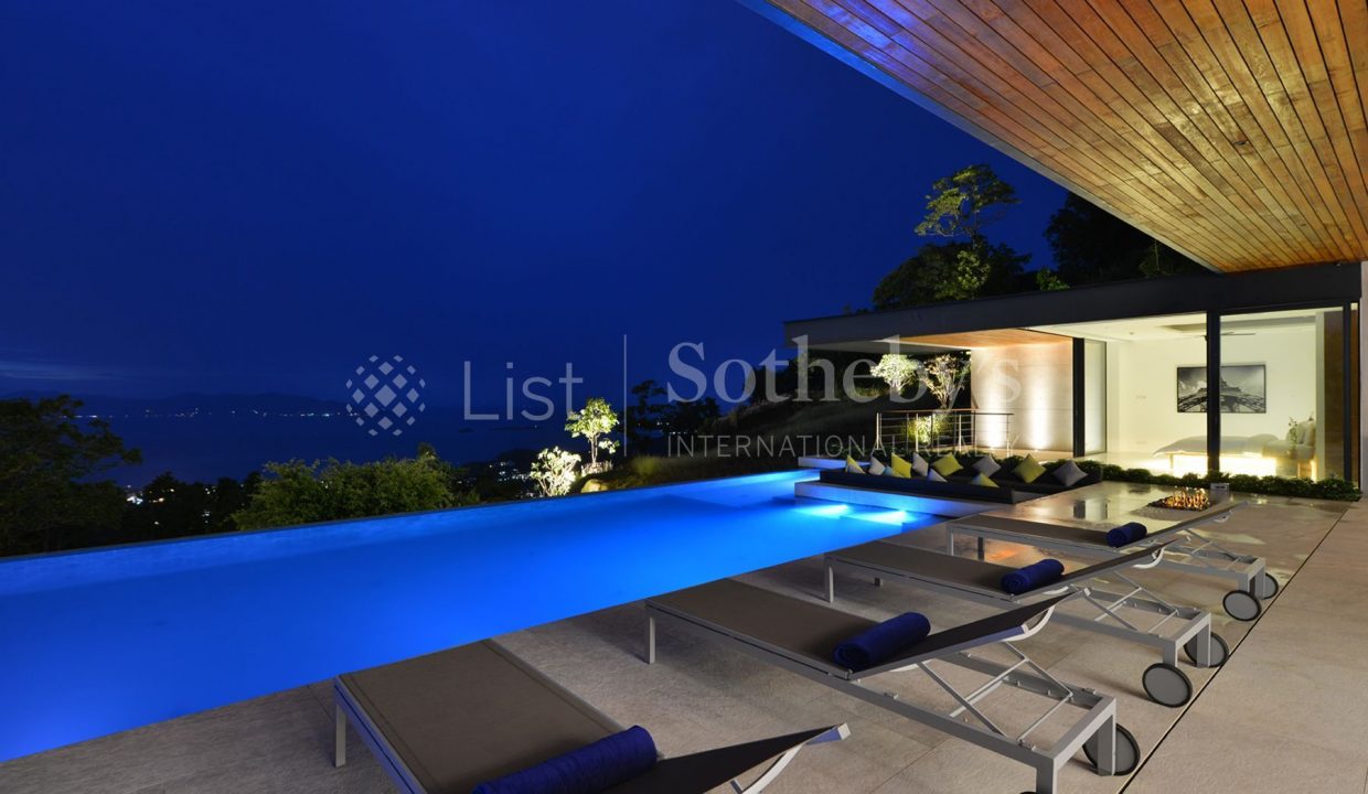 listsothebysrealty-Samui-Thailand-Villa-for-sell-Adriasa-lap-pool-night-shot_fireplace_1800x1200_display
